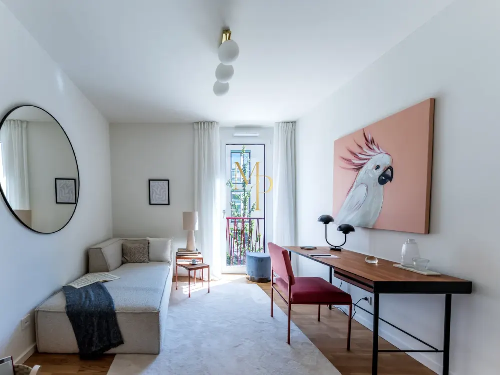 THE ART OF ARRIVING: Möblierte 3-Zimmer-Wohnung mit Südwestbalkon