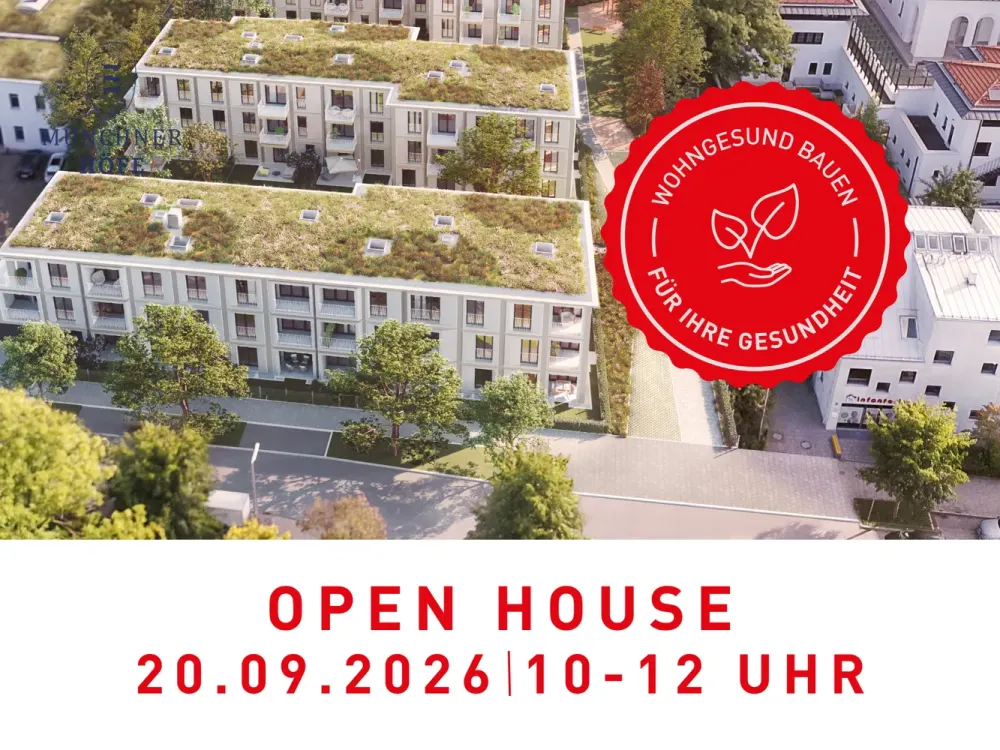OPEN HOUSE | 20.09.26 | 10 - 12 Uhr | Dachgeschoss-Traum mit Balkon & Dachterrasse in Aubing
