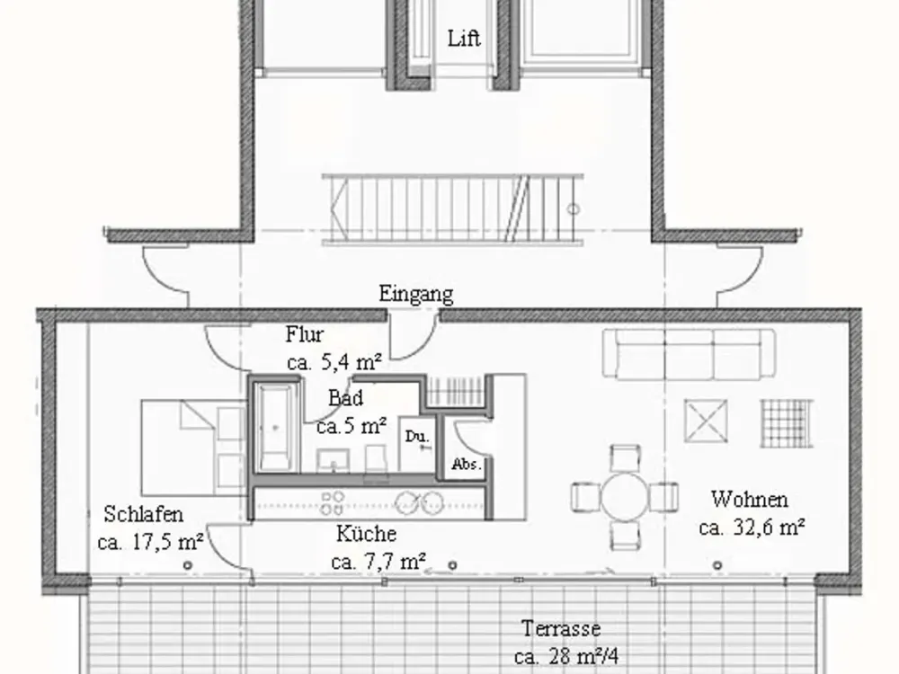 * moderne und großzügige Wohnung mit Terrasse am Elbhang - ID 3931*