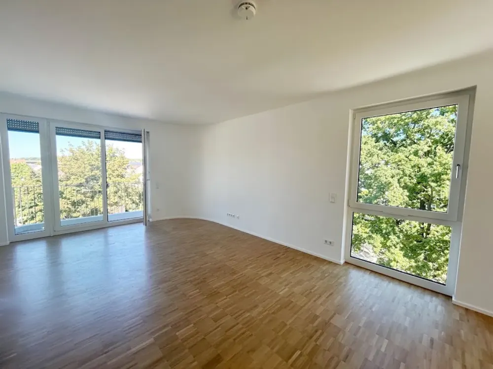 2 Monate mietfrei! 3 ZW mit Dachterrasse & Eckbalkon, Einbauküche, helles Neubauamiente, Aufzug