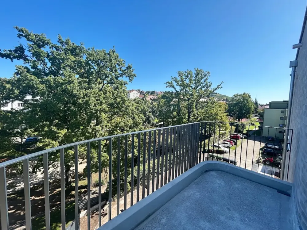 2 Monate mietfrei! 3 ZW mit Dachterrasse & Eckbalkon, Einbauküche, helles Neubauamiente, Aufzug