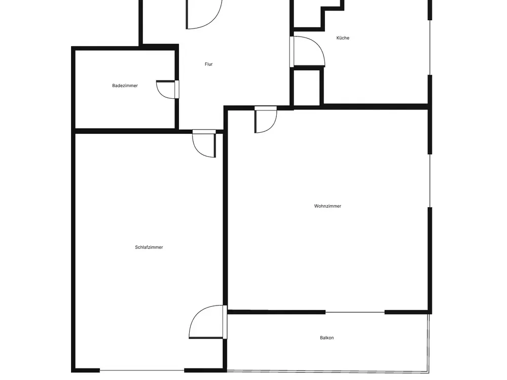 Sanierte 2 Zimmerwohnung mit Balkon