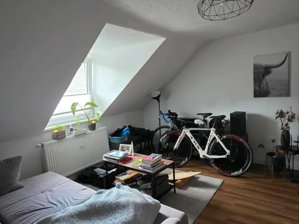 2.5-Room Attic Apartment with approx. 52 sqm and Developed Loft
