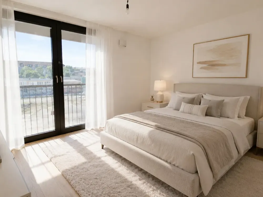 New Build in Schwabing: 3 Rooms, Open Living and Dining Area, Large Loggia with Evening Sun (3.18)