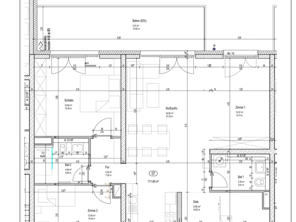 First Occupancy: Exclusive 3-Room New-Build Apartment in Eggenstein