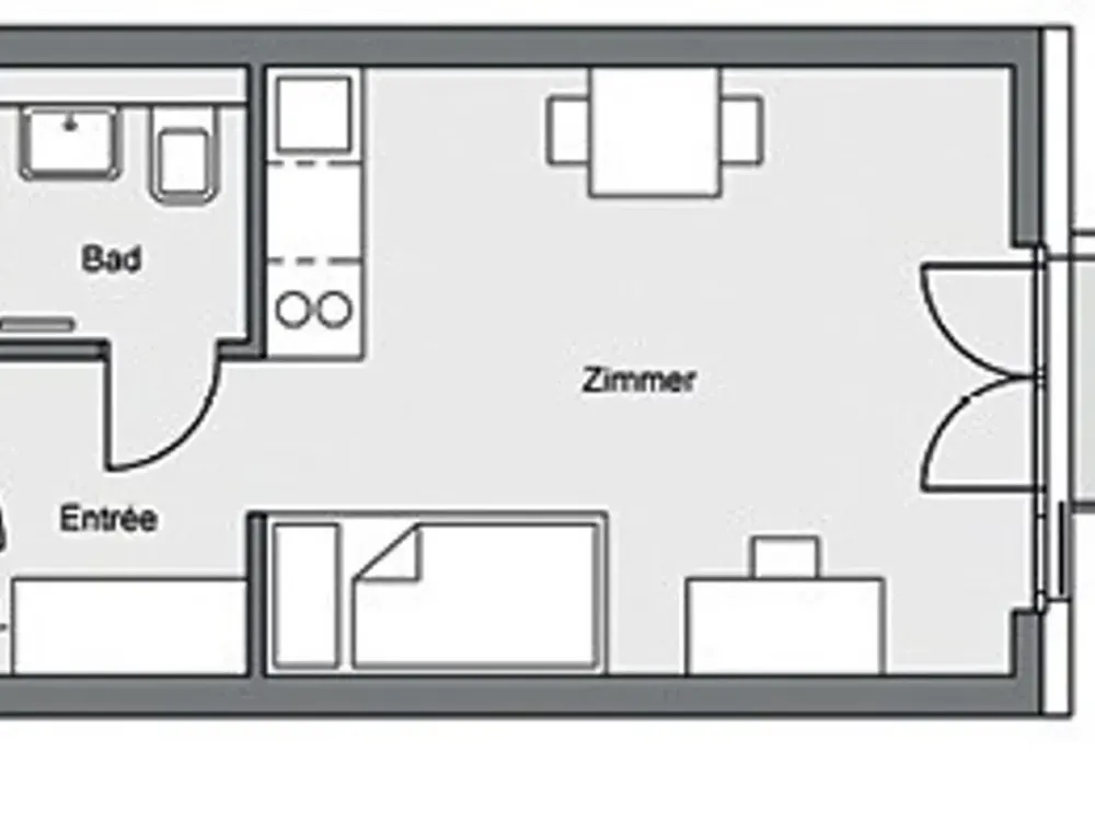 Uni.3: Top Features, Renovated, 1-Room Apartment Universitätsstr. 3 with Built-in Kitchen, Underground Parking Space