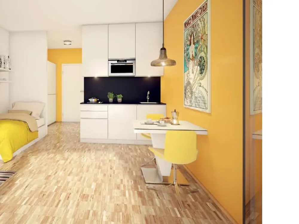 Uni.3: Top Features, Renovated, 1-Room Apartment Universitätsstr. 3 with Built-in Kitchen, Underground Parking Space