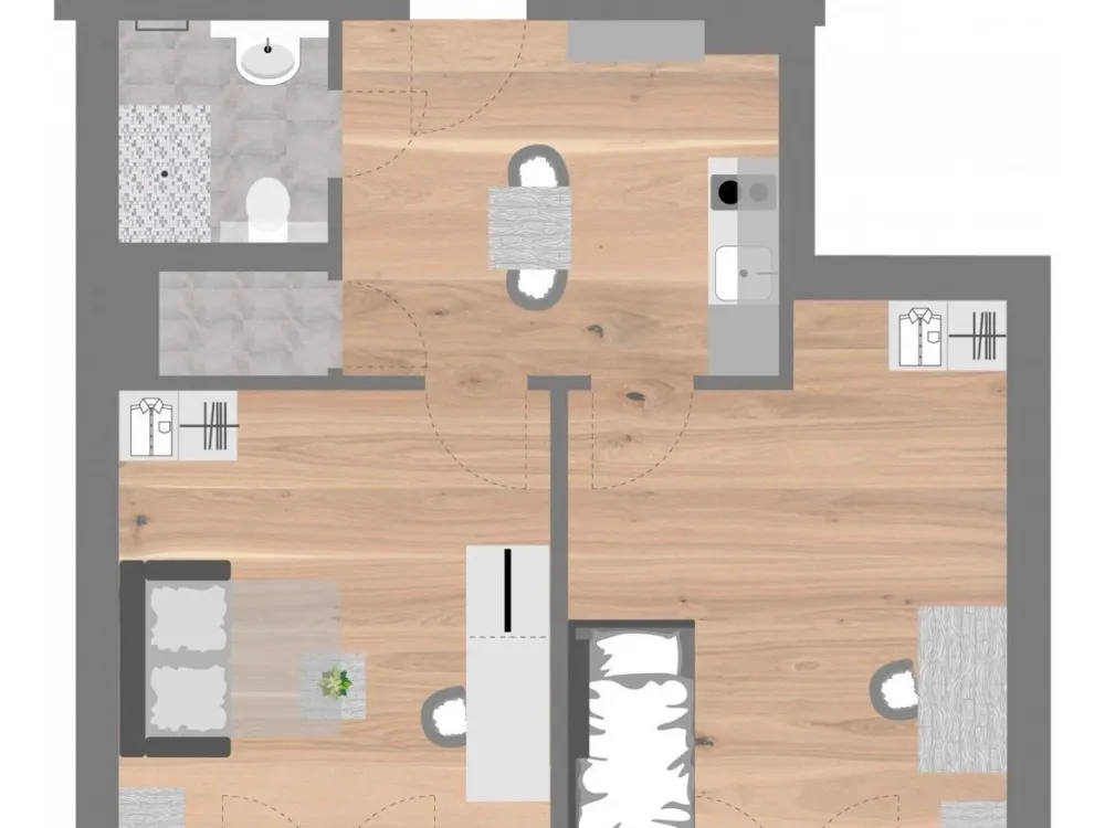 Looking for a New Tenant - Furnished 2-Room Apartment