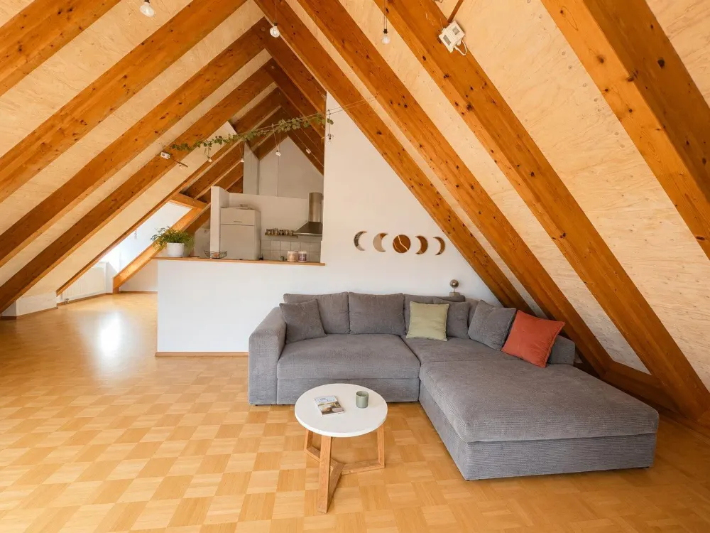 3-Room Attic Apartment in Ochsenhausen