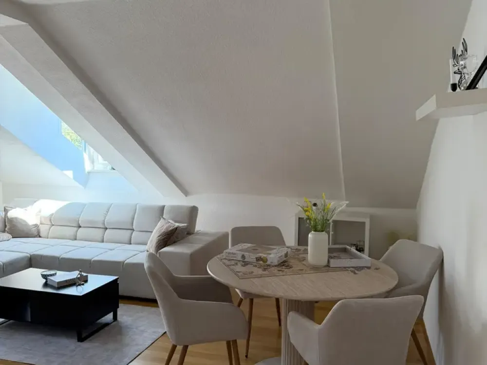 Charming Attic Apartment with 2 Rooms in Göttelborn