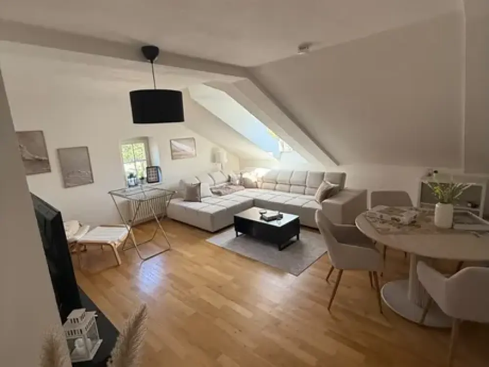 Charming Attic Apartment with 2 Rooms in Göttelborn