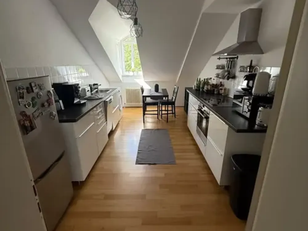 Charming Attic Apartment with 2 Rooms in Göttelborn
