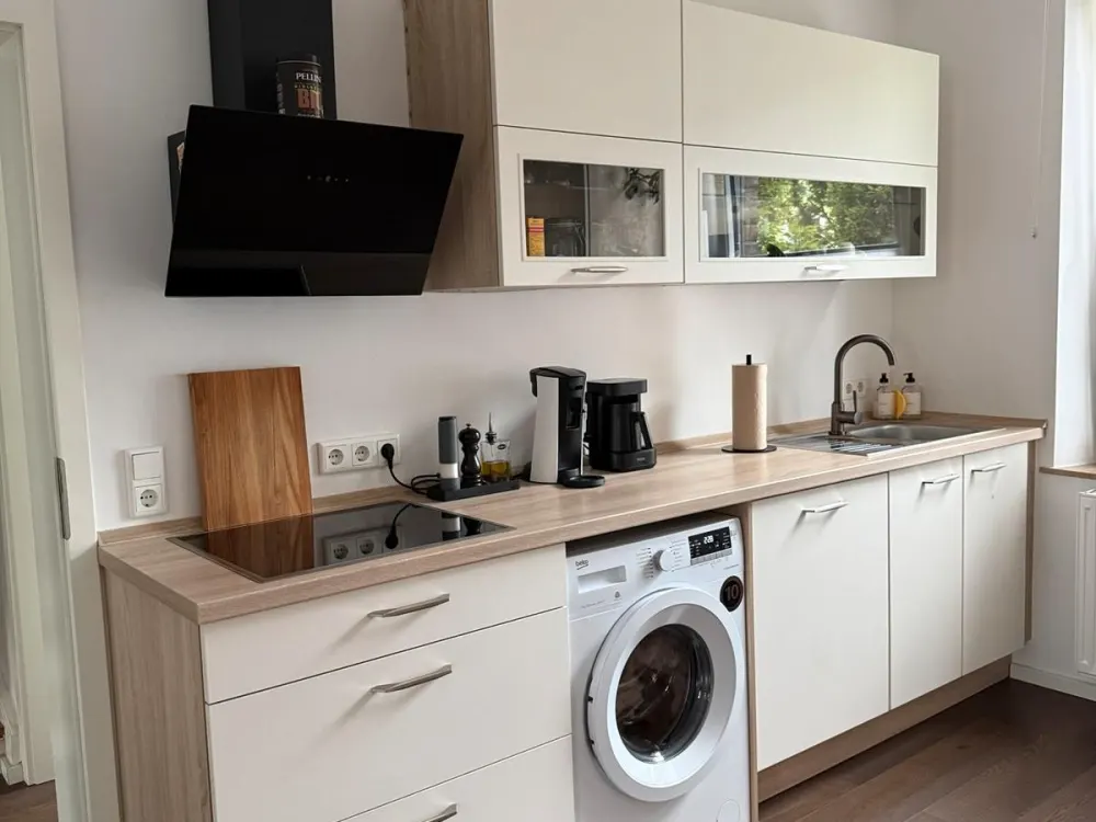 Charming 84m² Maisonette Apartment in Osterath with Garden & Fitted Kitchen