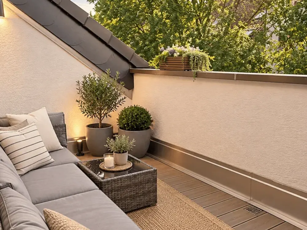 Ruhig gelegene und moderne 2-Zimmer-Wohnung nahe Zoo mit großzügiger Dachterrasse!