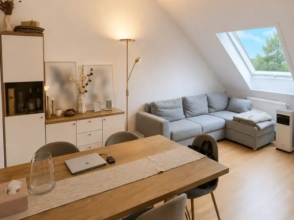 Ruhig gelegene und moderne 2-Zimmer-Wohnung nahe Zoo mit großzügiger Dachterrasse!