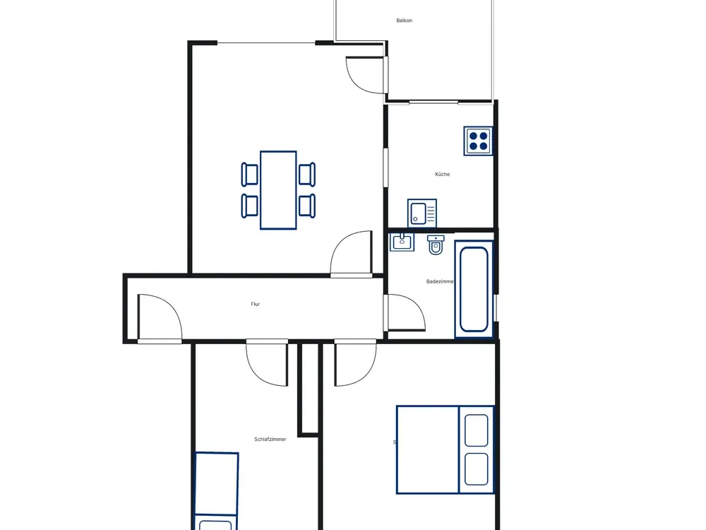 Well-laid-out 3-room apartment - with private garden in Quartier Silberborn