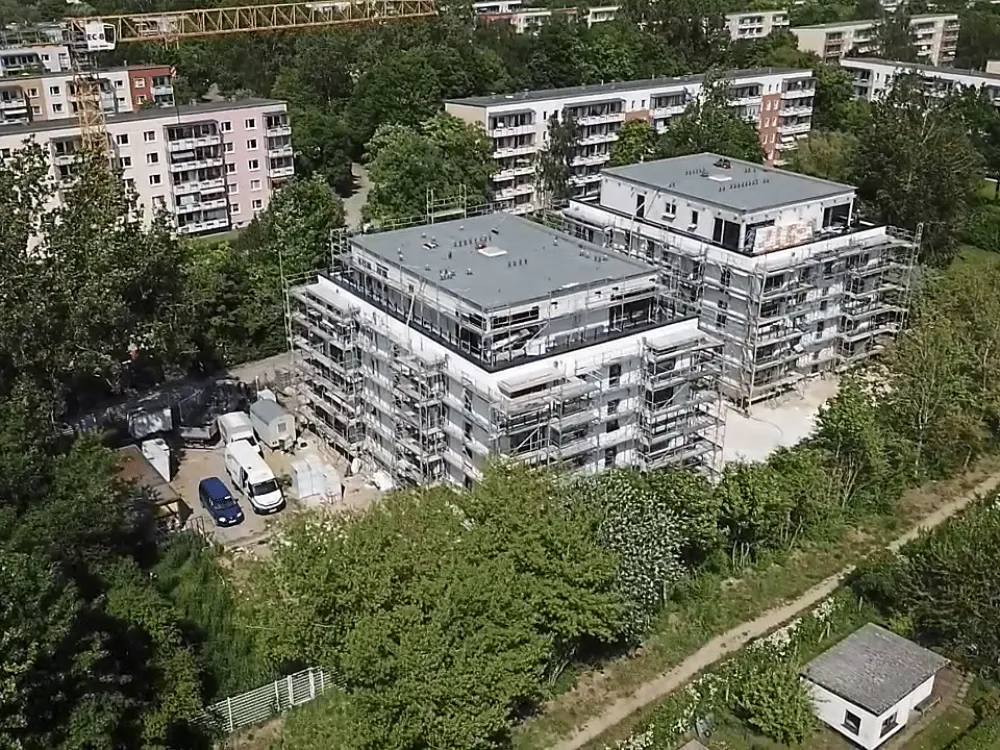 Barrier-free new apartment with 5 rooms, designer flooring, 4 balconies, 2 bathrooms, utility room, cellar, underground parking