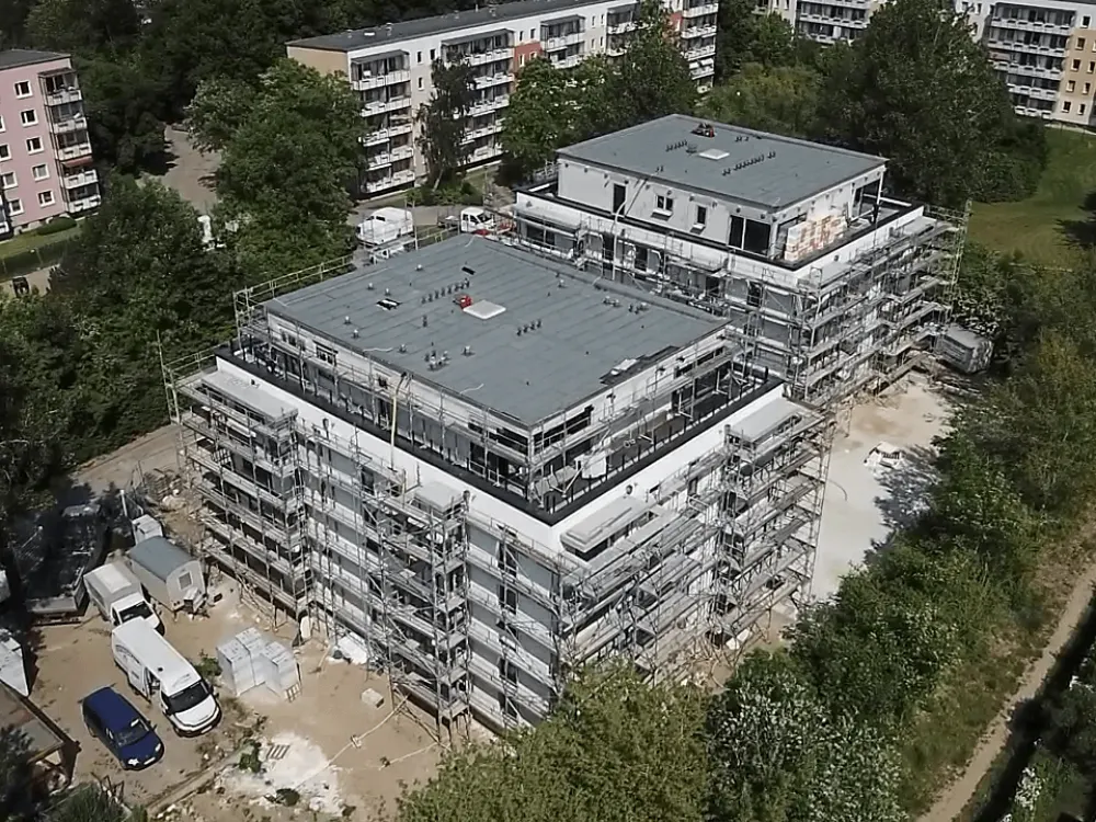 Barrier-free new apartment with 5 rooms, designer flooring, 4 balconies, 2 bathrooms, utility room, cellar, underground parking