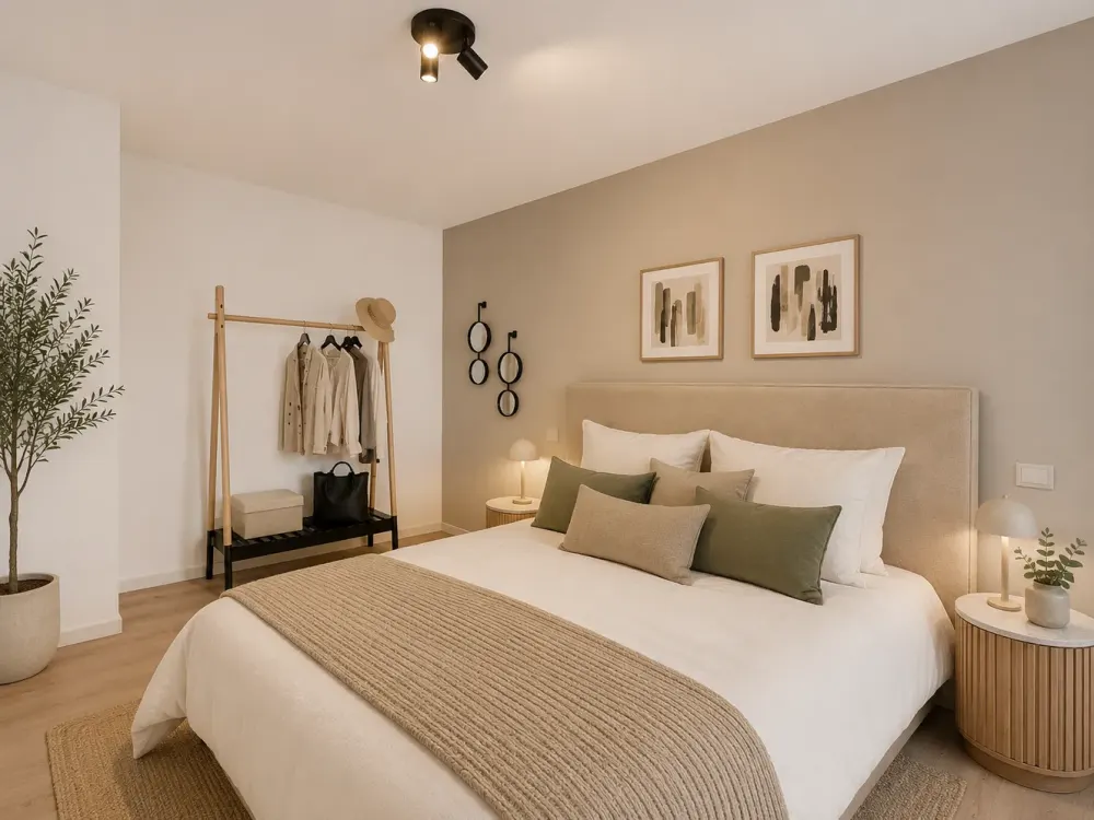 شقة جميلة مع شرفة ومطبخ مجهز - *السكن الأول*