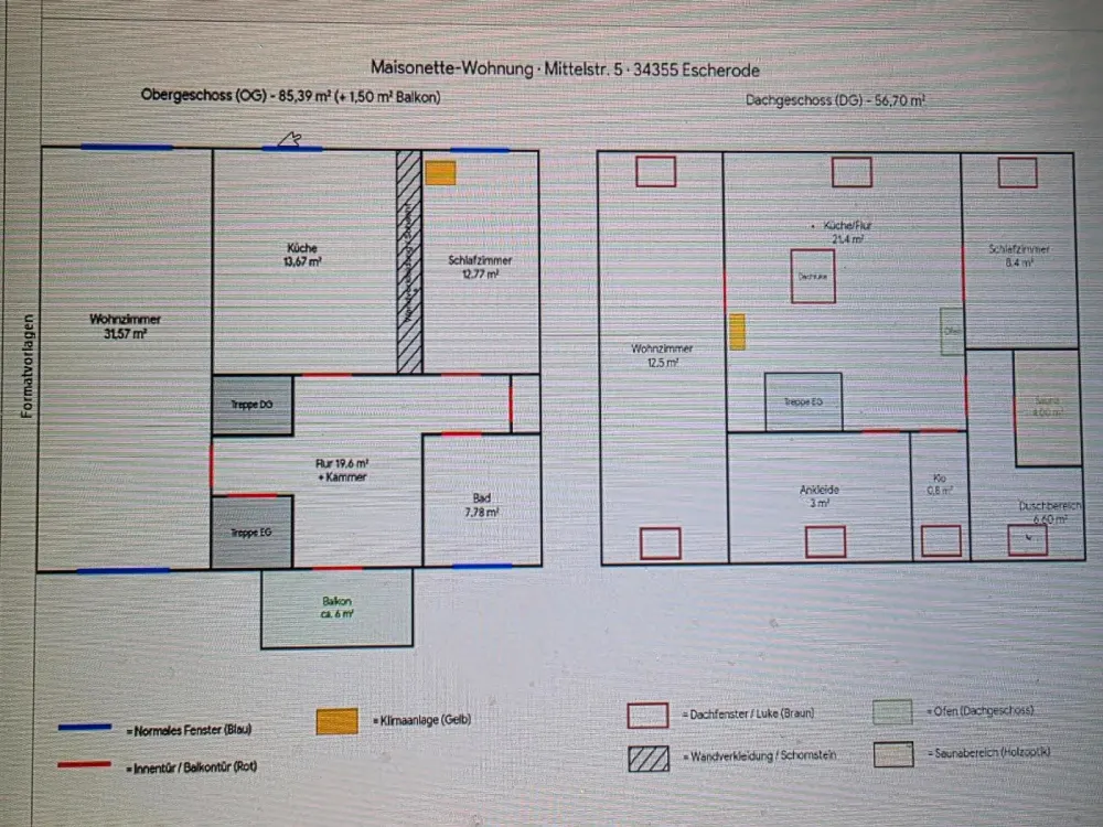 Beautiful Maisonette Apartment 1st Floor and Attic