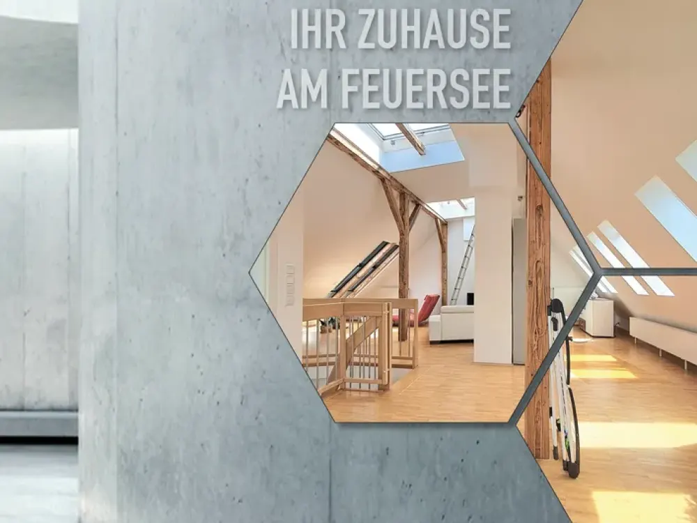 Beautiful 2.5-Room Maisonette Old Building Apartment near Feuersee!