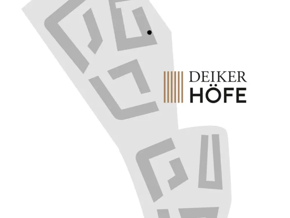 Attraktive 2-Zimmer-Wohnung im Erdgeschoss mit Einbauküche im Neubauquartier Deiker Höfe!