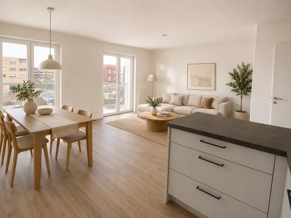 New Development Area Hannover KRONSRODE: Fitted Kitchen, Balcony, 2 Bathrooms, Underfloor Heating, Cellar, Elevator, Underground Parking