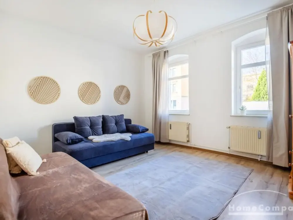 27301 HomeCompany Dresden Furnished 2-Room Apartment Suitable for Shared Living in Dresden-Pieschen m...