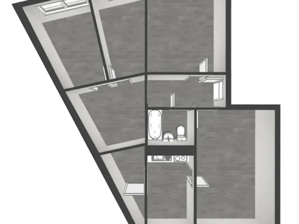5-room apartment in Leipzig-Grünau for rent from October 2026
