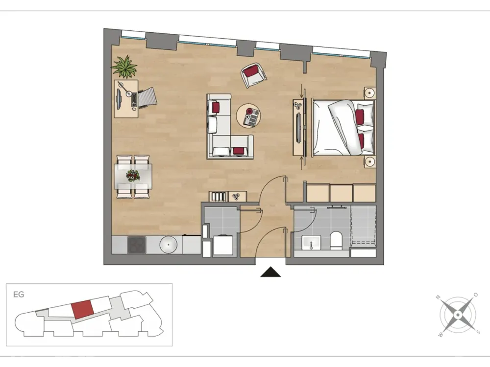 Urban Living in OSTFORUM Leipzig I Modern Apartments in Central City Location I