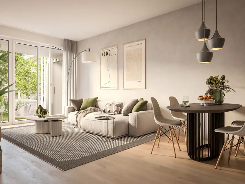Your new home, modern 1-room first occupancy