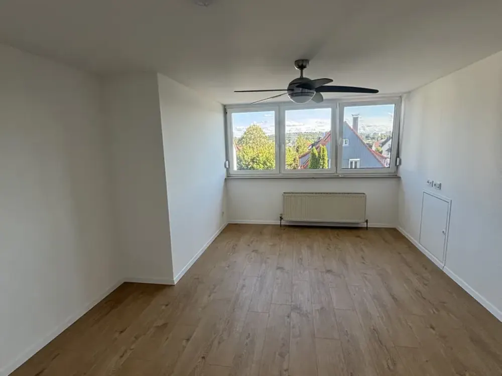 First Occupancy After Renovation! Bright 2-Room Attic Apartment with Balcony & Wide View