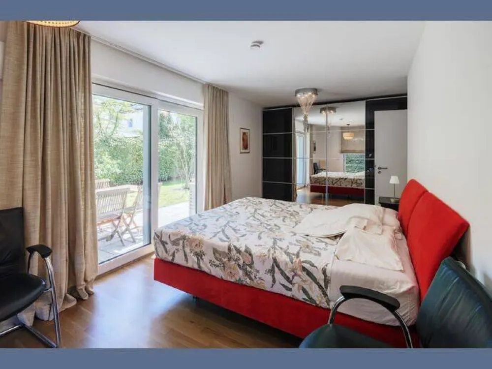 Furnished: Garden Apartment in Modern Residential Complex in Trudering