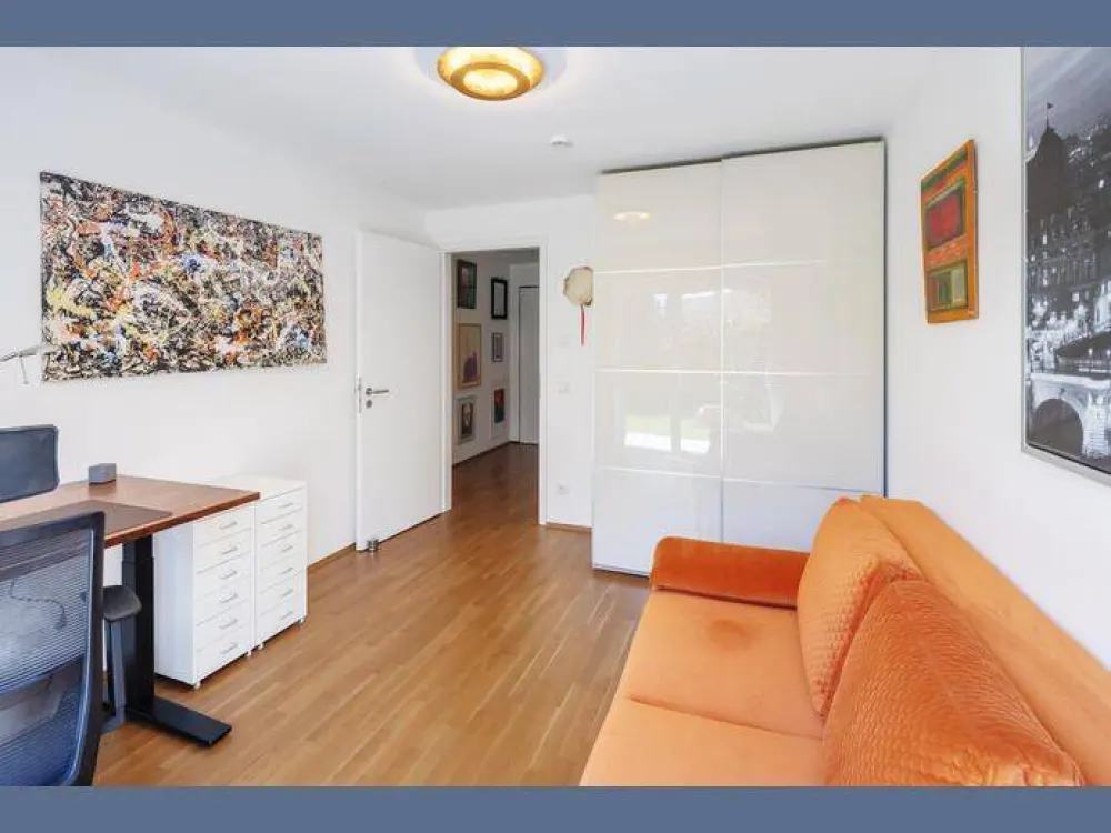 Furnished: Garden Apartment in Modern Residential Complex in Trudering