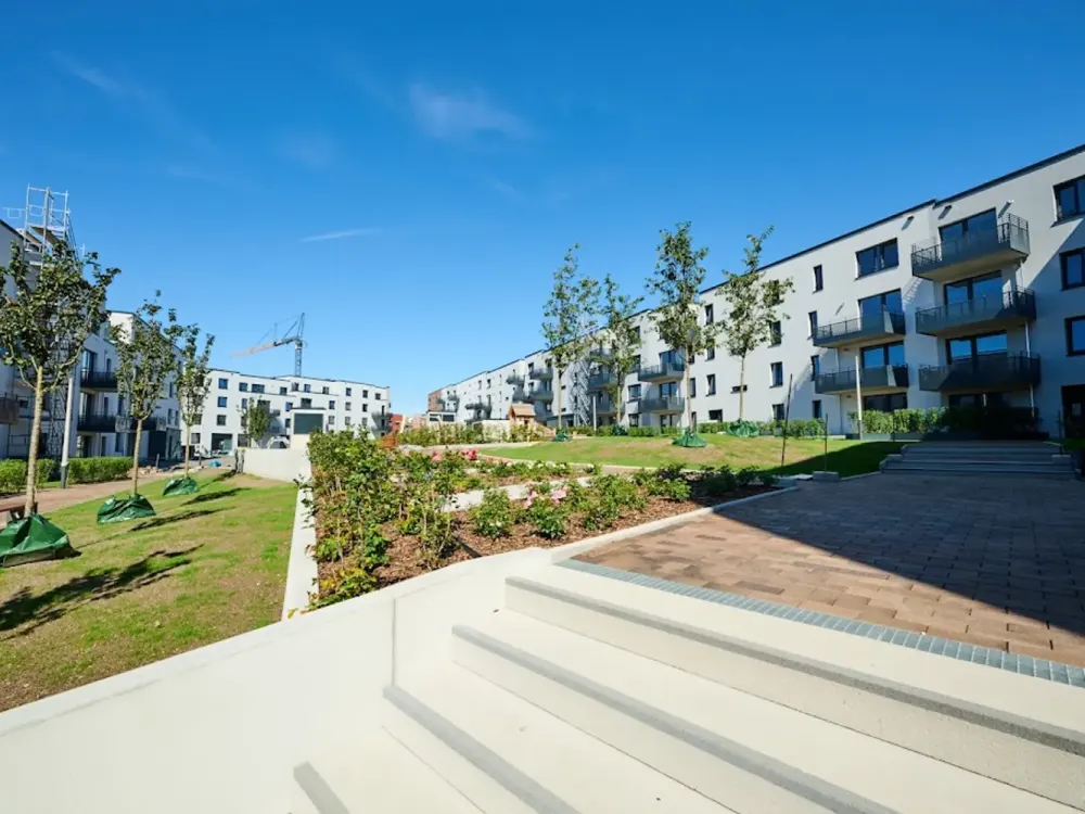 Kronsrode: 3-Room New Build Apartment with Roof Terrace in the Iris-Runge Quarter