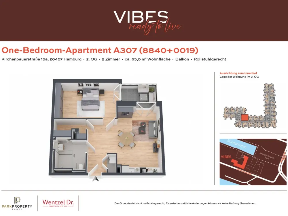 Barrier-Free Apartment in High-Quality New Building - Wentzel Dr.