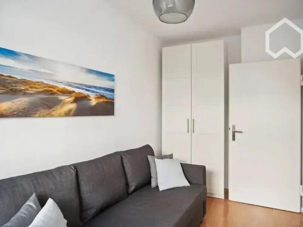 Voll möblierte 3-Zimmer Wohnung mit Balkon in schönen Nordend