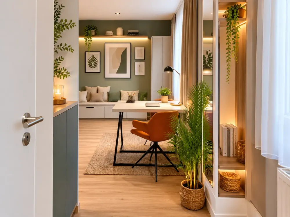 Charming 2-Room New-Build Apartment with Balcony and Fitted Kitchen
