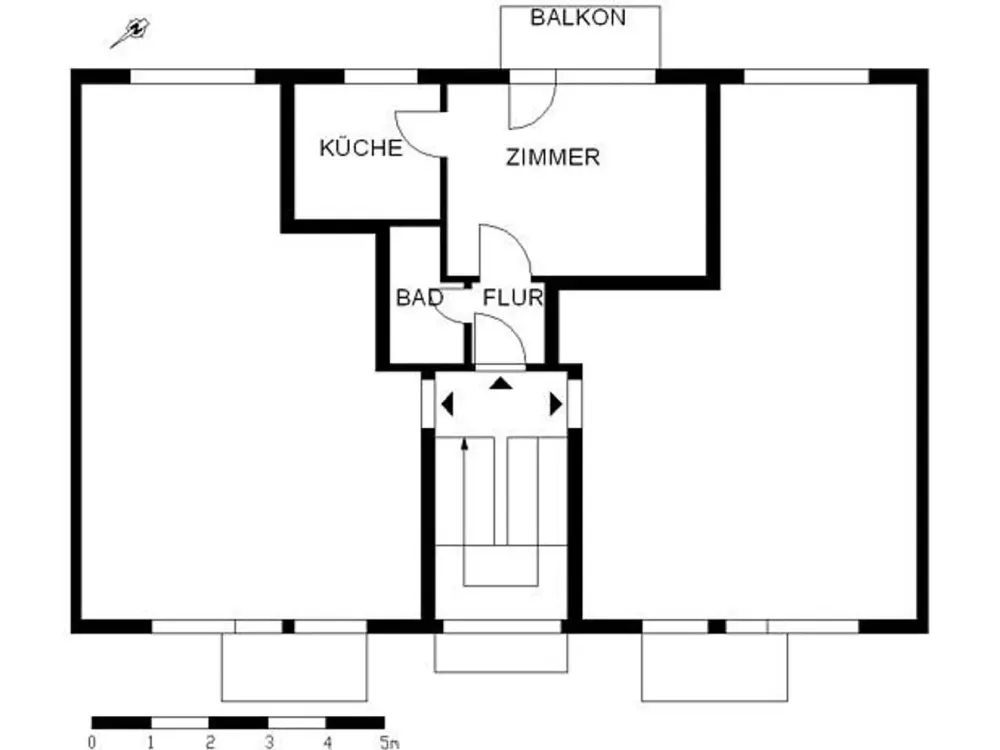 Helle 1-Zimmer-Wohnung mit Balkon