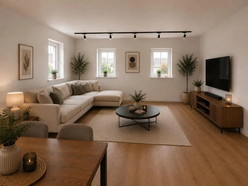 First occupancy after complete renovation, spacious, bright apartment in Kamml