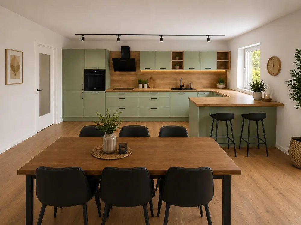 First occupancy after complete renovation, spacious, bright apartment in Kamml