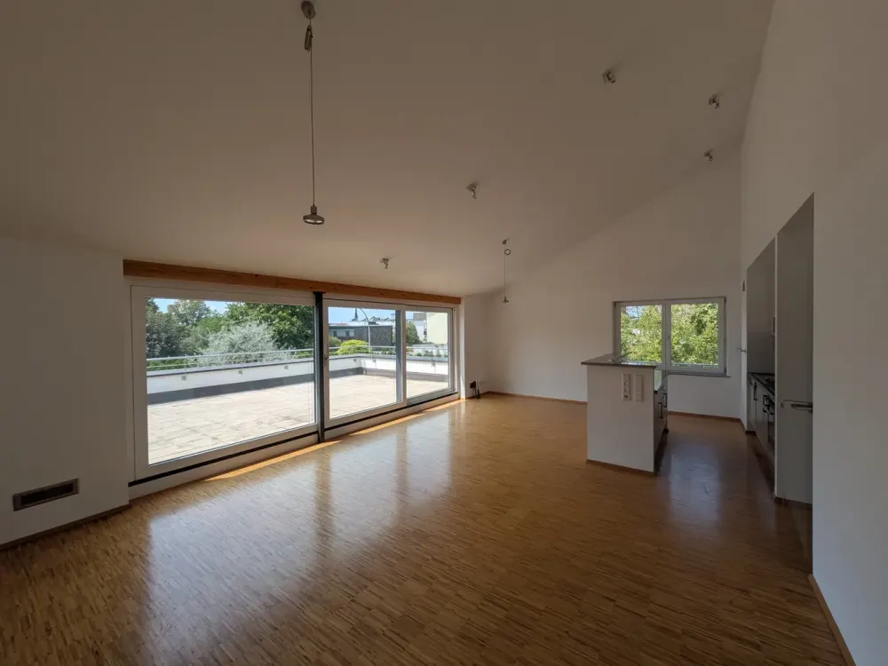 Modern 3-Room Apartment with Large South-Facing Terrace and Built-in Kitchen