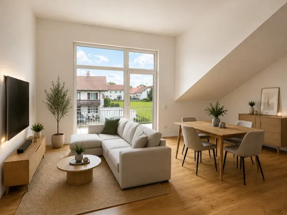 More Than Just Four Walls - Modern 3-Room Apartment in Legau