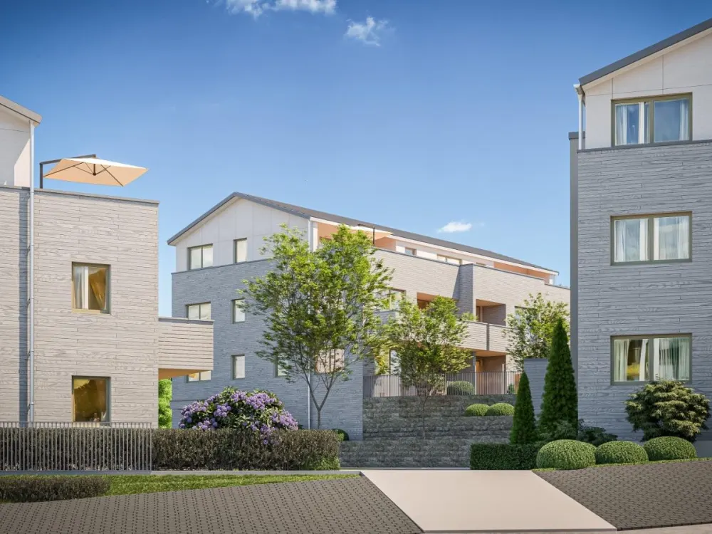 First occupancy: Penthouse apartment (3 rooms) in Kellmünz an der Iller