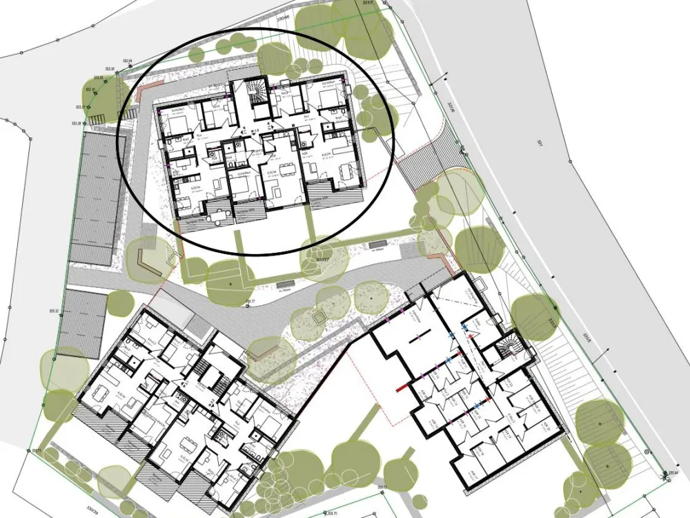 First occupancy: Penthouse apartment (3 rooms) in Kellmünz an der Iller