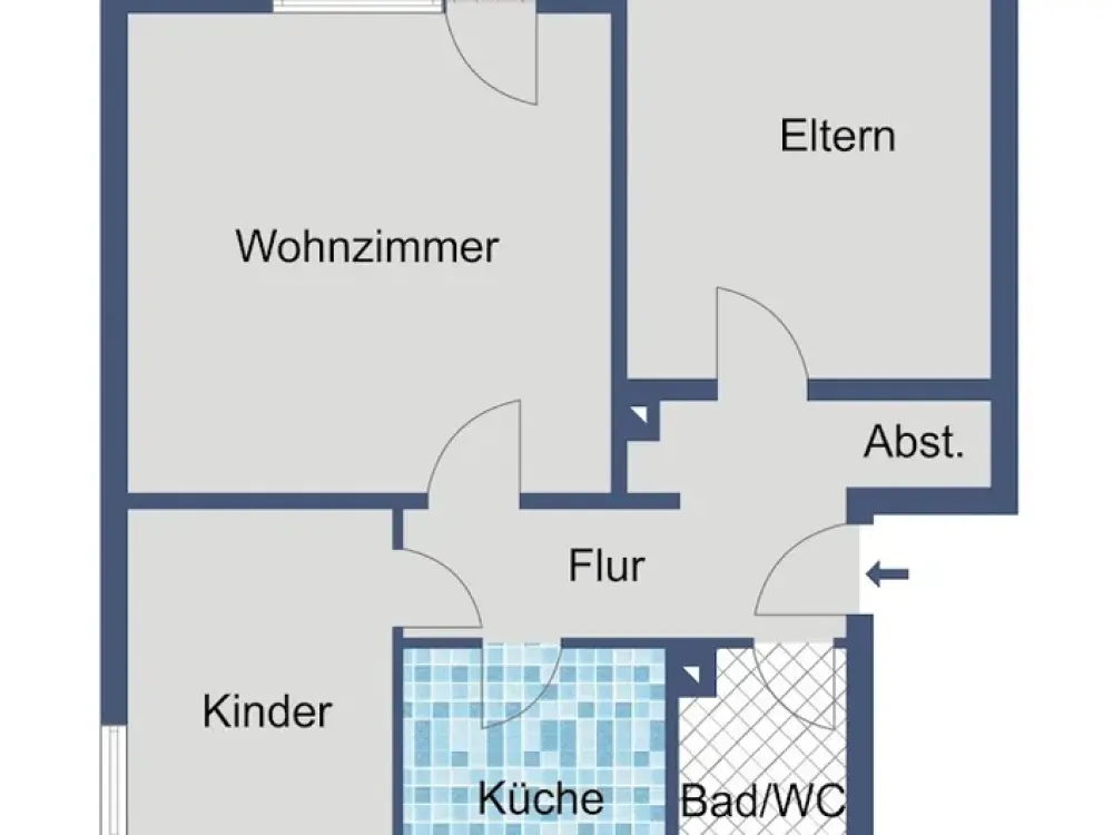 3-Room Apartment with Balcony in Kassel
