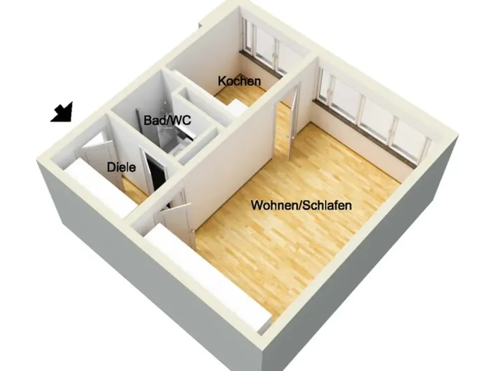 Beautiful Furnished Apartment - Daily Price 25.00€ - Unlimited