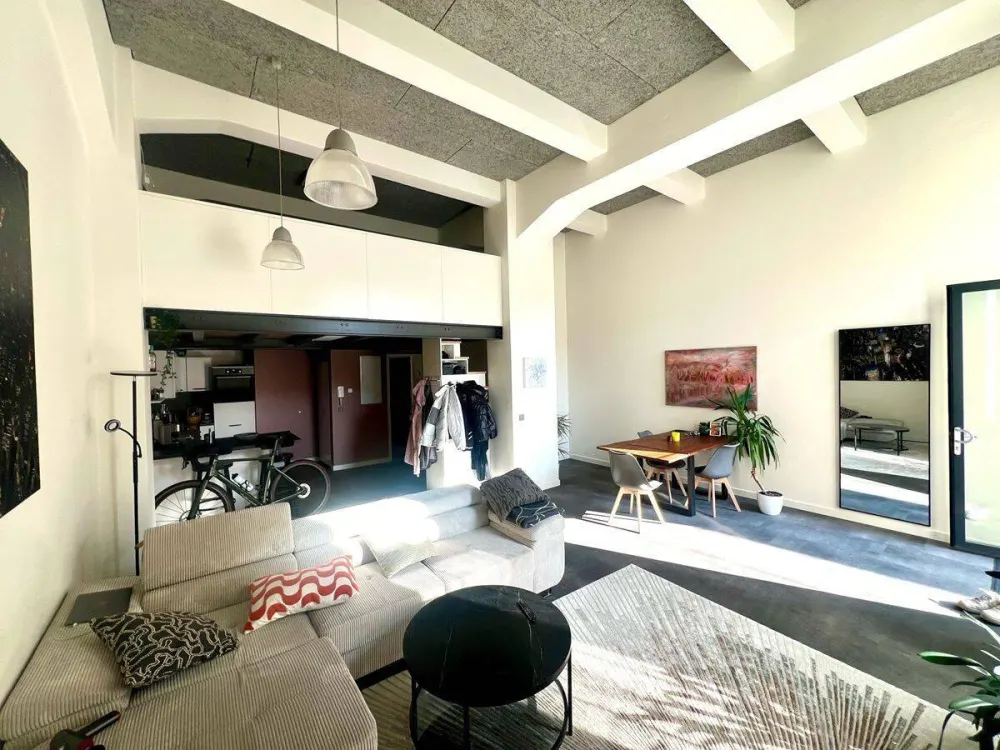 Partially Furnished Design Loft with Built-in Kitchen and Underground Parking Space in Erfurt Old Town