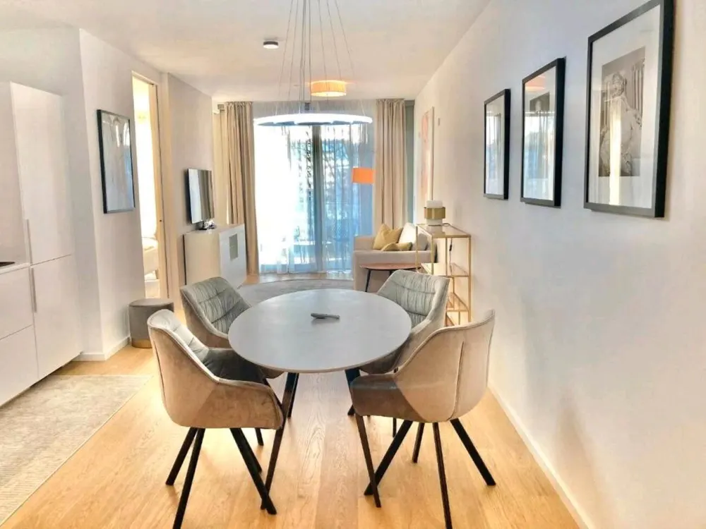Beautiful Furnished 2-Room New-Build Apartment Munich-Schwabing