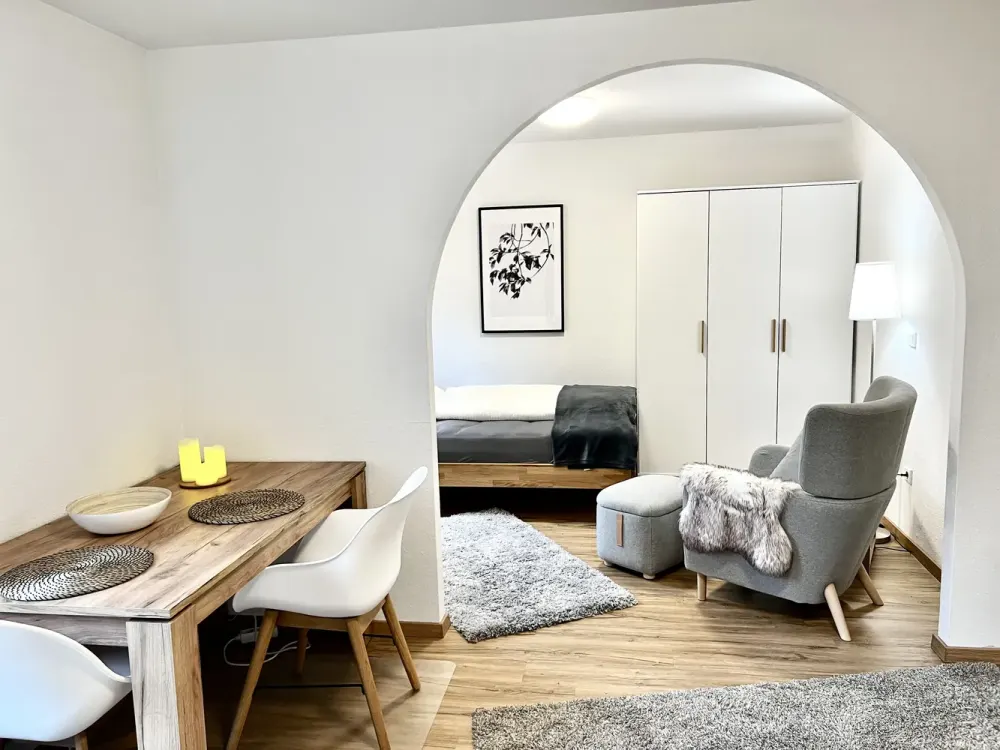 All-inclusive Apartment near Puma with Parking Space, WLAN and TV